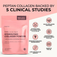 Inspiriko Multi Collagen Powder for Women - 10,000mg Type I, II, III, V & X Hydrolyzed Collagen Supplements for Women with Hyaluronic Acid, Vitamin C, Biotin & Copper, 30 Servings