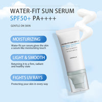 Body Sunscreen Lotion, Madagascar Centella Sunscreen, Centella Sunscreen SPF50, Water-Fit Sun Serum SPF50 + Pa++++ - Pure Centella Nicotinamide - No Sticky Refreshing Universal Sunscreen UV Defense