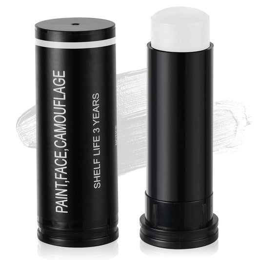 Aomig Black Face Paint Stick, Eye Face Body Paint Stick Colors Tube Waterproof Face Paint For Sports Baseball Softball Football Athletes Halloween Game Cosplay Costume Party Makeup Stick