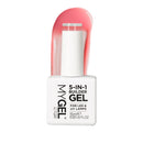 Mylee 5 in 1 Builder Base Strengthening Gel 15ml, UV/LED Nail Polish Coat for Hard Strong Nails Tips & Extensions, For Nail Art Decoration, Decals & Jewels, Professional Manicure Repair (French Rose)