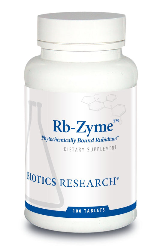 Biotics Research Rb Zyme Whole Food Rubidium Source, Ultra Trace Mineral, Glandular Health. 100 Tablets