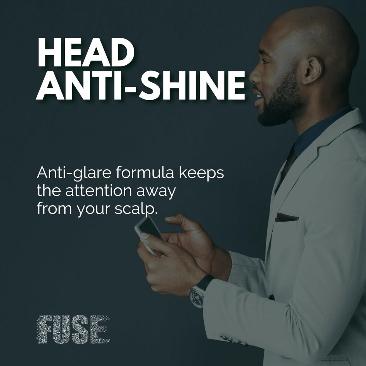 Fuse Cosmetic Pigmentation Serum - Scalp Micropigmentation Aftercare Lotion - Stops Oily Scalp - Anti Shine - All Phases of a Shaved Head - Made in USA - 4 oz (Sports)