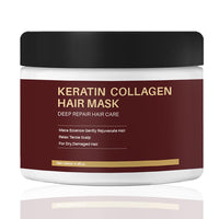Orknglowy Collagen Hair Mask - Maca Deep Repair Colla-gen Hair Masks For Dry & Damaged Hair | With Hydrolyzed Collagen | Keratin Coll-agen Hair Mask - Deep Repair Hair Care, Smooths and Nourishes
