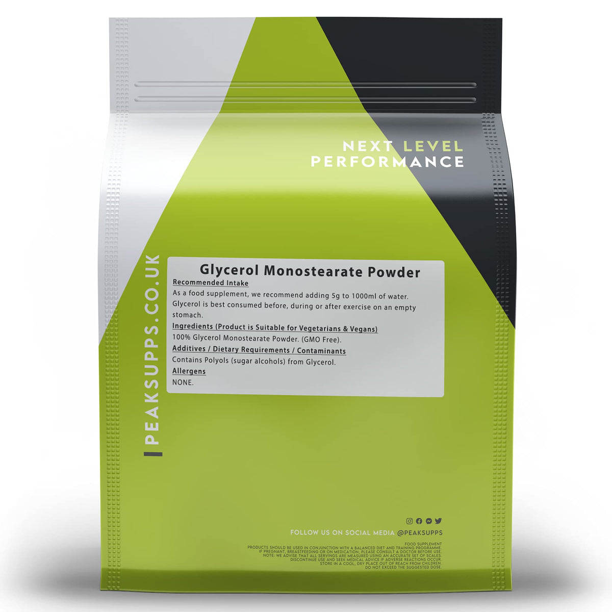Peak Supps Glycerol Monostearate Powder 100g (GMS)