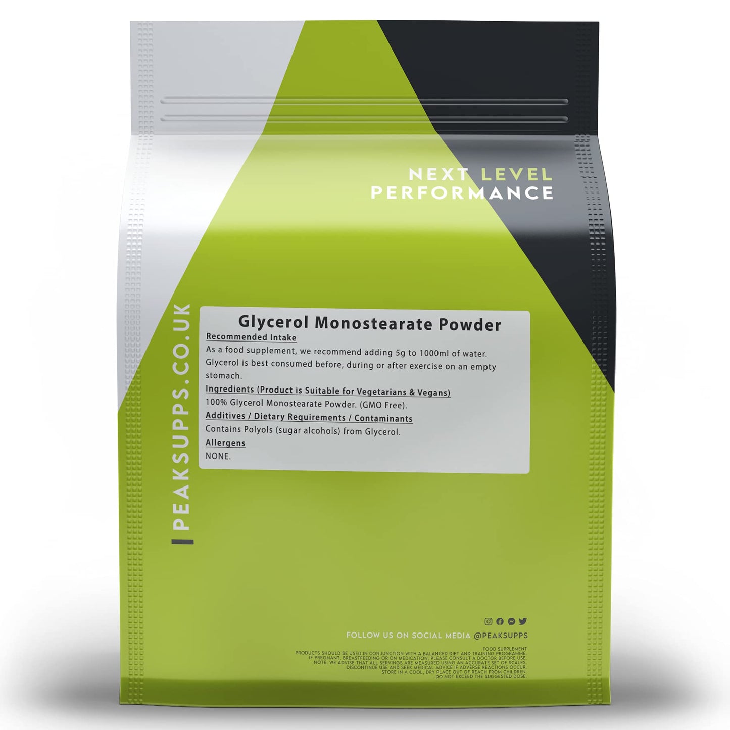 Peak Supps Glycerol Monostearate Powder 100g (GMS)