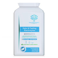 swiss bioenergetics Keto & Fasting Electrolytes - 120 Capsules - Advanced Rapid Rehydration Formula with a Balanced Magnesium, Sodium, Potassium & Chloride Blend - Suitable for Ketogenic Diets