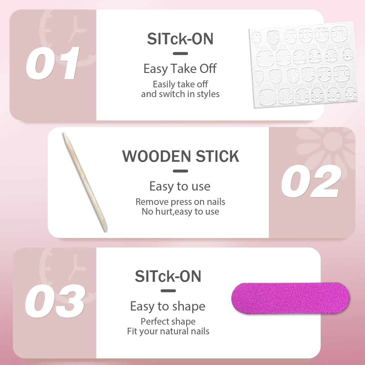 KQueenest Light Blue Press on Nails Short Medium Square, Short False Nails, Glossy Solid Pastel Sky Blue Fake Nails Press ons, Coffin Reusable Soft Gel Stick on Nail for Women 28 Pcs