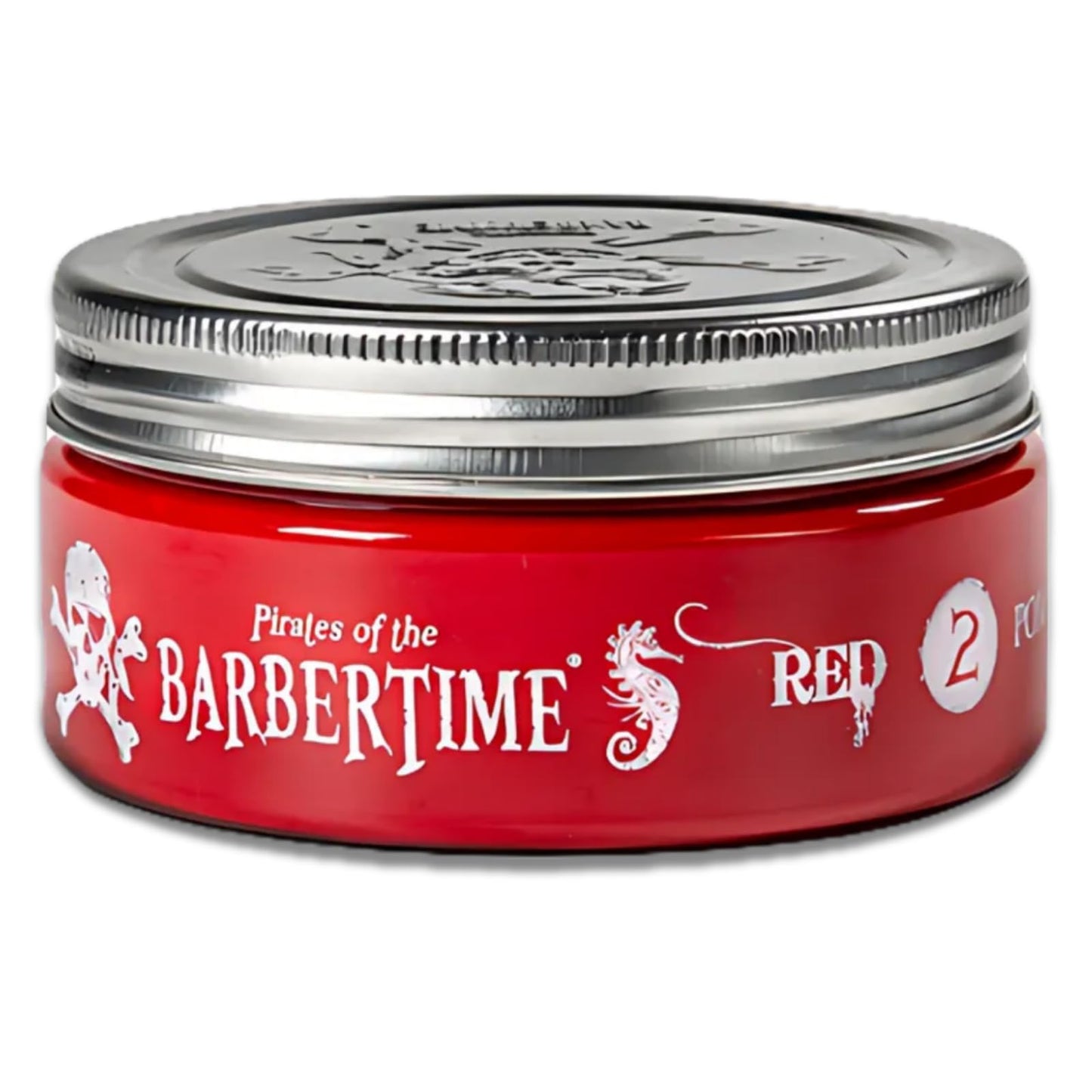 BarberTime BARBERTIME Hair Styling Aqua Wax | No2 Red Pomade Shine Look | Long Lasting Gel Formula Strong Hold 150 ml