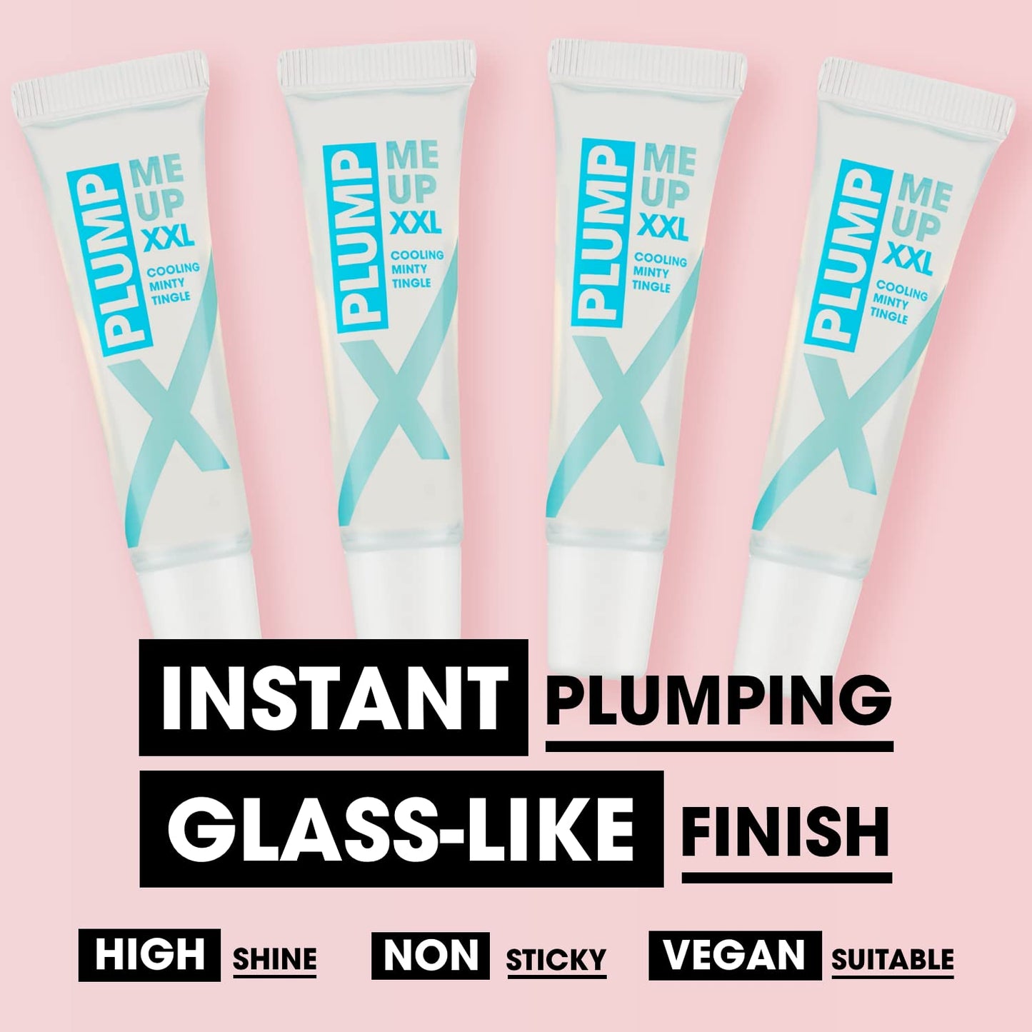 Collection Cosmetics XXL Plumping, High-Shine, Non-Sticky, Plump Me Up Lip Gloss, 10ml, Clear