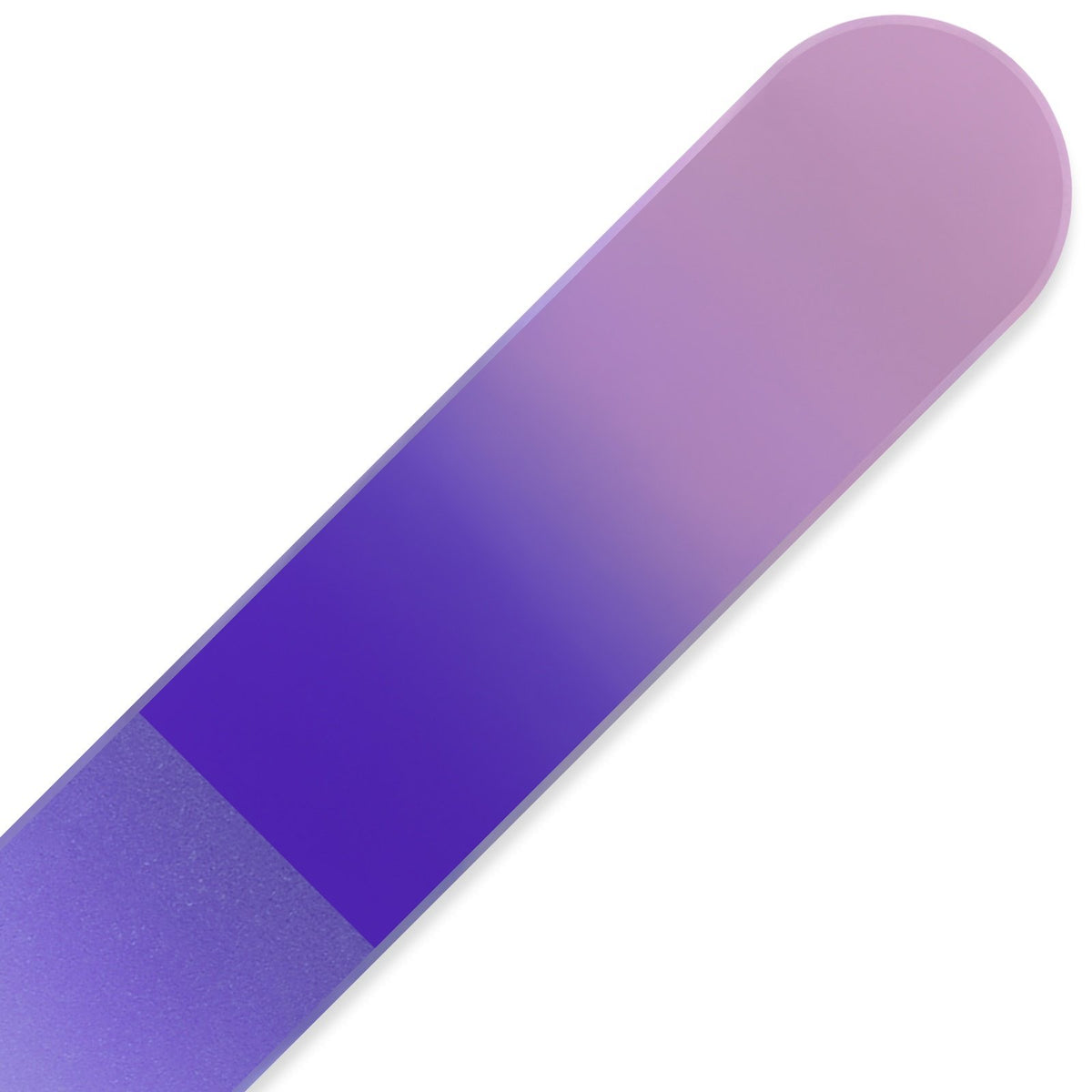 Mont Bleu Large Colour Crystal Nail File in Black Pouch - Genuine Czech Tempered Glass - Handmade in Czech Republic
