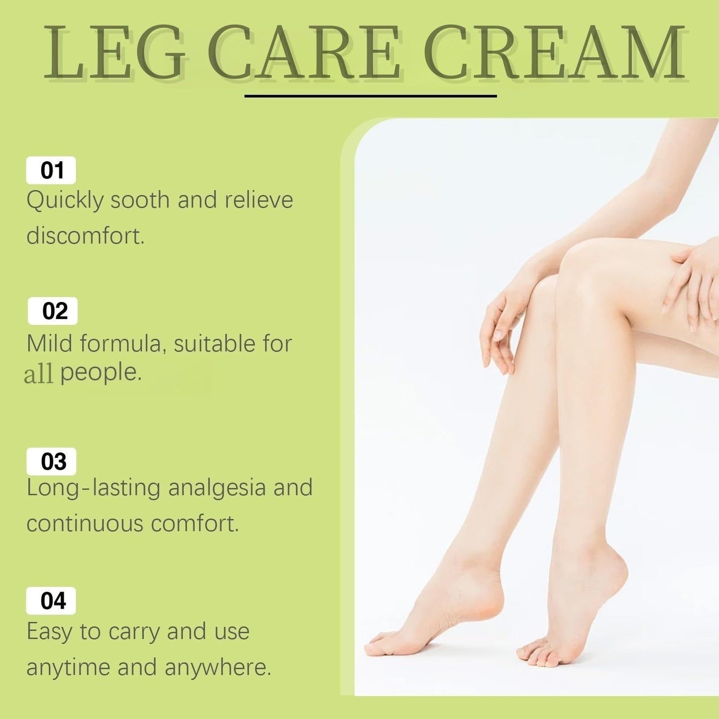 Mubuni Mira/cle Cream,Soothing Cream for Skin Care,Soothing Body Pain C/Ream,Sooth/ing Relief Crea/m with Heathy Ingredients,Leg Rescue Cre/am,Body Cre/am Relieve Discomfort