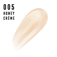 Max Factor 2000 Calorie Lip Glaze Honey Crème, Full Shine Lip Gloss, Nourishing with Hyaluronic Acid & Squalane, Instant Plump, Maximum Comfort, Non-Sticky, Vanilla-Milk Scent, Fuller Looking Lips