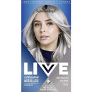 LIVE Schwarzkopf Live Hair Colour Fashion, Metallic Silver, 1 Count (Pack of 1)