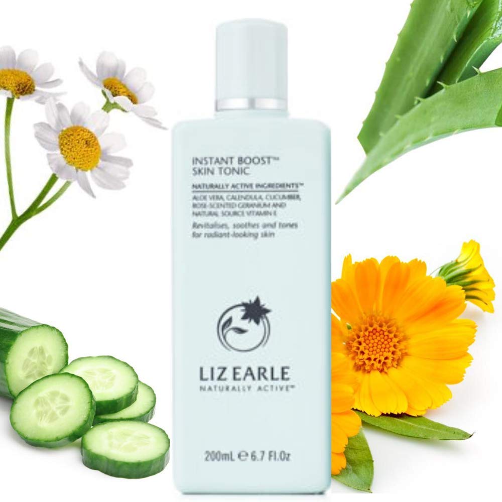 Aetn Future Liz Earle Instant Boost Skin Tonic 3 x 200ml Bottle A Face Moisturiser To Repair Sensitive Cleanse Skin