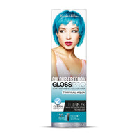 Knight & Wilson Colour-Freedom Gloss Pro 150ml Tropical Aqua Semi-Permanent Hair Colour - Ultra-Vibrant Vegan Colour Mask with PurePlex | Ammonia Free Colour Lasts Up To 6-10 Washes
