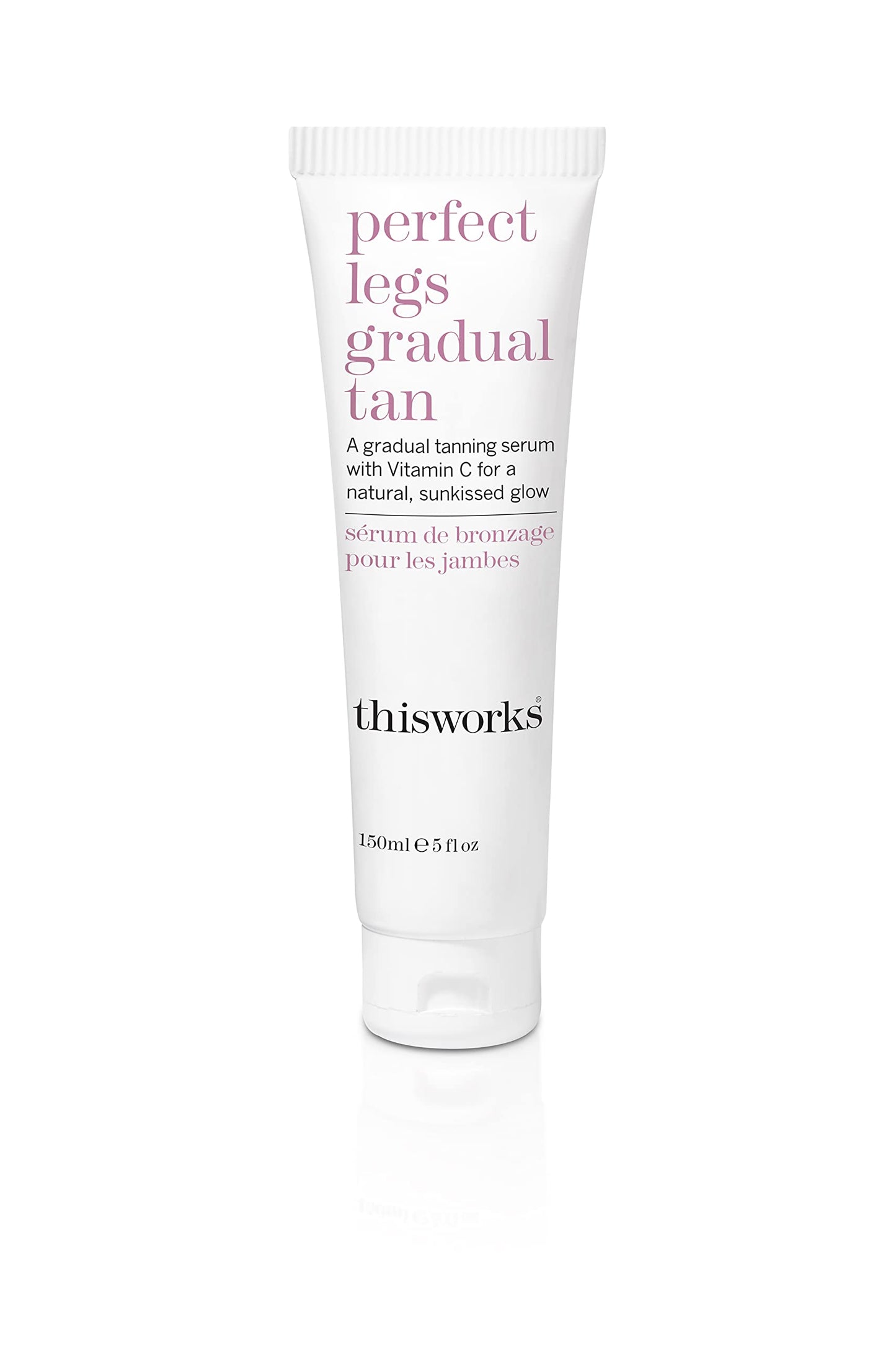 This Works Perfect Legs Gradual Tan, 150 ml - Streak-Free Self-Tanning Serum Infused with Vitamin E, Shea Butter and Essential Oils - Hydrating Gradual Tan Moisturiser for a Natural Summer Glow