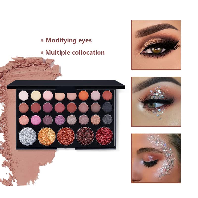 AFGSsm Make up set teenage girl, Makeup set girl teenager, Professional All-In-One make-up sets with cosmetic bag Include Eyeshadow Palette Lipstick Blush Foundation Concealer etc(27PCS)