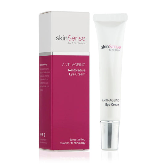 skinSense by Abi Cleeve SkinSense's Anti-Ageing Restorative Eye Cream 15ml, Brightening Eye Repair, Anti-Ageing Eye Cream, Moisturising Eye Concentrate