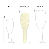Tangle Teezer Extra Gentle Ultimate Detangler Hairbrush for Wet & Dry Hair - With Unique Wide-Spaced Teeth for Gentle & Effective Detangling - For Less Hair Fall & Breakage - Chamomile