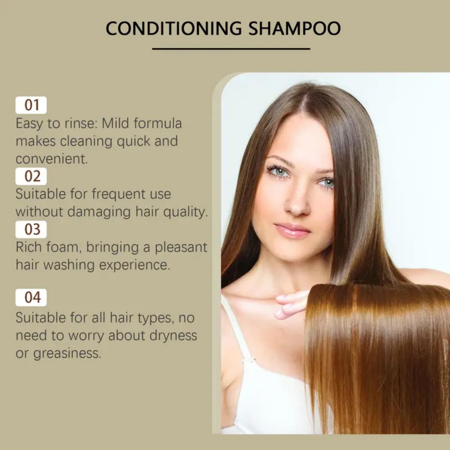 Hair Care Instant Dye Shampoo,Polar Hair Dye Shampoo Women 3-In-1 Sha/mpoo for Color Hair,Instant Herbal Coloring Sham/poo,Hair Care Dye S/hampoo,Easy to Use Shampo/os Dy/e,Long Lasting(Light Brown)