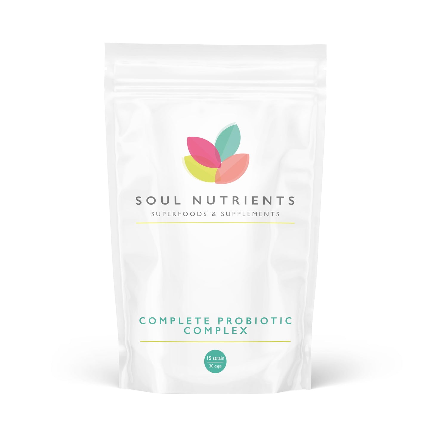Soul Nutrients Bio Culture Probiotics Complex - 40 Billion CFU 15 Active Bacteria Strain-30 Capsules- Best Probiotic Supplement- Gut Health- Leaky Gut- Amazing Gut Health- Adult Stocking Filler
