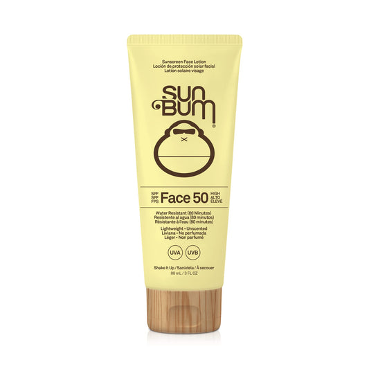 Sun Bum Original SPF 50 Sun Cream Face Lotion, Moisturizing Daily SPF with Vitamin E,Vegan and Reef Friendly, Broad Spectrum UVA/UVB Protection, 88ml