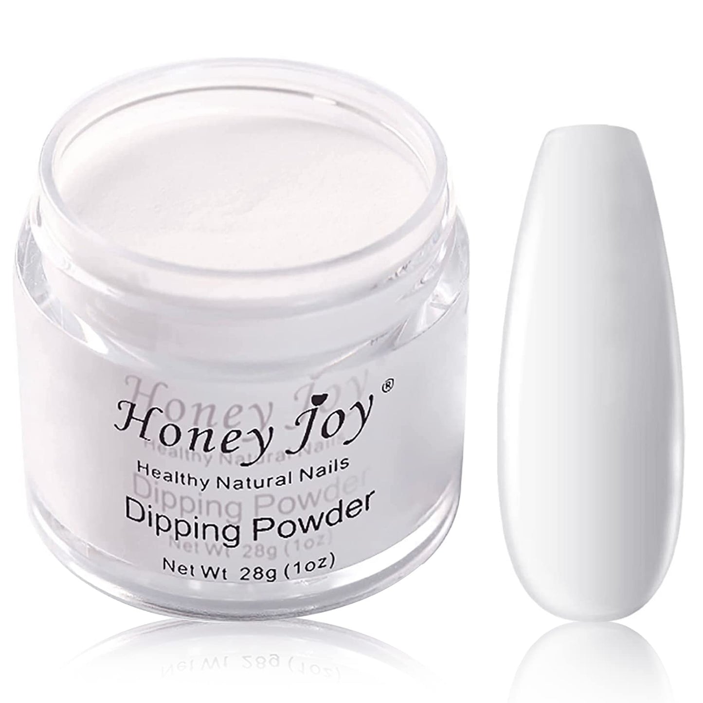 Honey Joy 28g/Box Fine Dipping Powder French Manicure Foundation Colors Pink and White Dip Powder Nails,No UV Led Cure,1oz per box,Clear…
