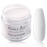 Honey Joy 28g/Box Fine Dipping Powder French Manicure Foundation Colors Pink and White Dip Powder Nails,No UV Led Cure,1oz per box,Clear…