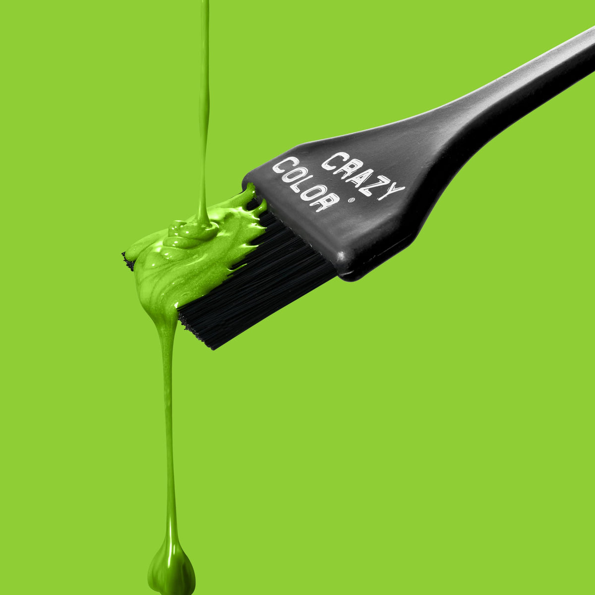 Crazy Color Vibrant Lime Twist Semi-Permanent Duo Hair Dye. Highly Pigmented Lime Green Conditioning & Oil Nourishing Vegan Formula | No Bleach or Ammonia | 200ml