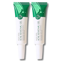Trendyfave 2pcs Acne Scar Treatment Gel, Acne Aloe Vera Gel For Face, Acne Scar Removal Cream, Aloe Vera Cream For Acne, Pimples, Face Blemishes, Blackheads, Acne Treatment Acne Cream - 20g/0.76oz