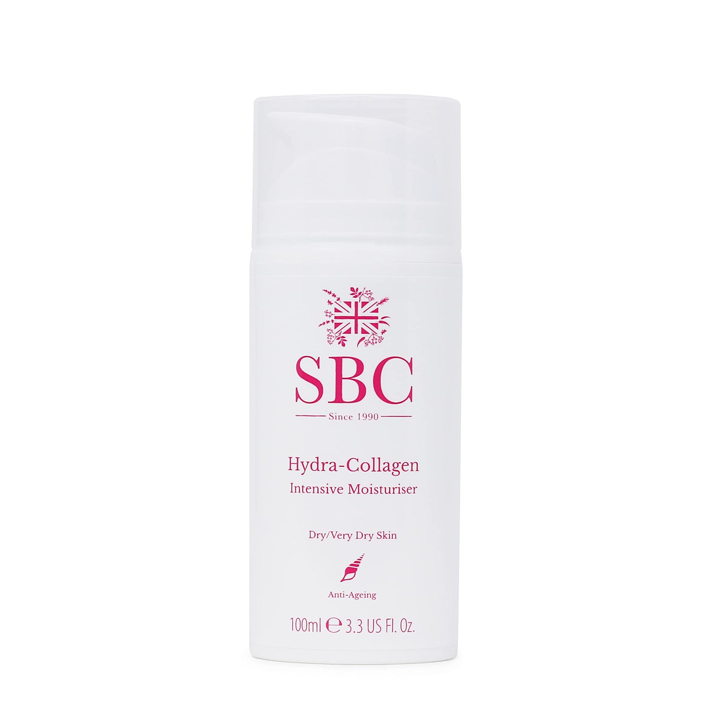 SBC Skincare Hydra-Collagen Intensive Moisturiser - 100ml | Anti-Ageing Face Cream | Hydrating Moisturiser For Dry Skin | Collagen Face Cream For Mature Skin