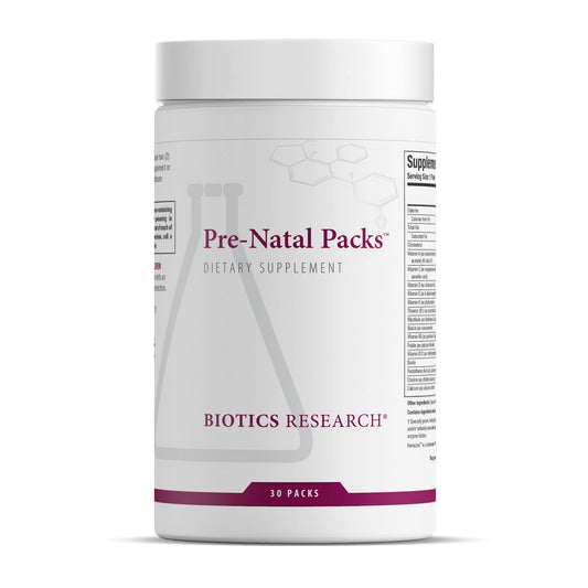 Biotics Research Pre Natal Packs™ Pre Natal Nutrition Support, Post Natal Formula, Includes Omega3s, Iodine and Folate, Nutritional Needs for Pregnant, Lactating and Women Wishing to Conceive, 60 Pack