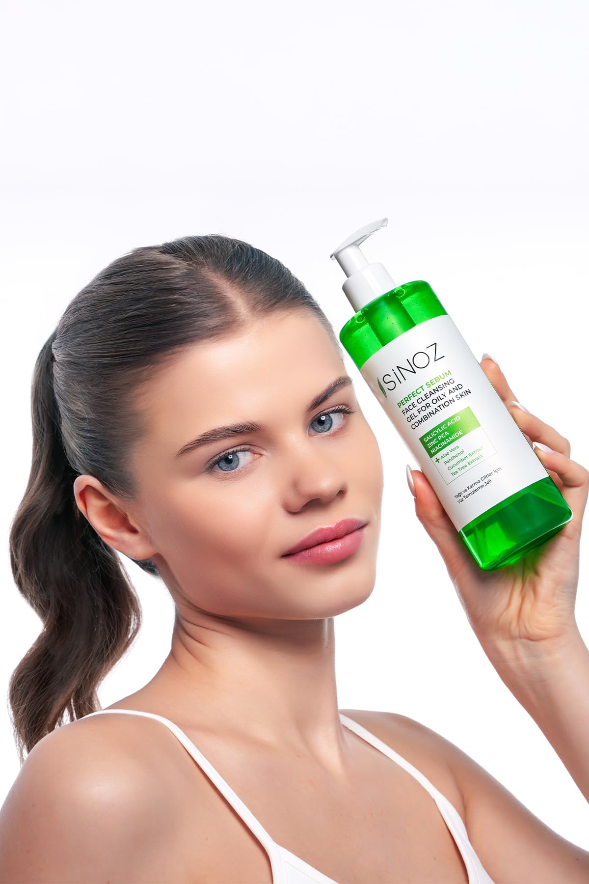 sinoz Sinoz,Perfect Sebum Balancing Facial Cleansing Gel,400 ml,For Oily Combination Skin