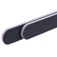 Lictin Pack of 16 Professional Nail Files Double Sided Emery Board (120/240 Grit)(Black)