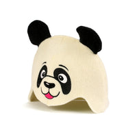 SAUNA GURU Panda Hat, 100% Organic Wool Felt Sauna Cap, Banya Hat Sauna Hair Protector, Sauna Accessories Embroidered Hat, Russian Sauna Hat, Sauna Gifts for Men and Women, Sauna Room Accessory