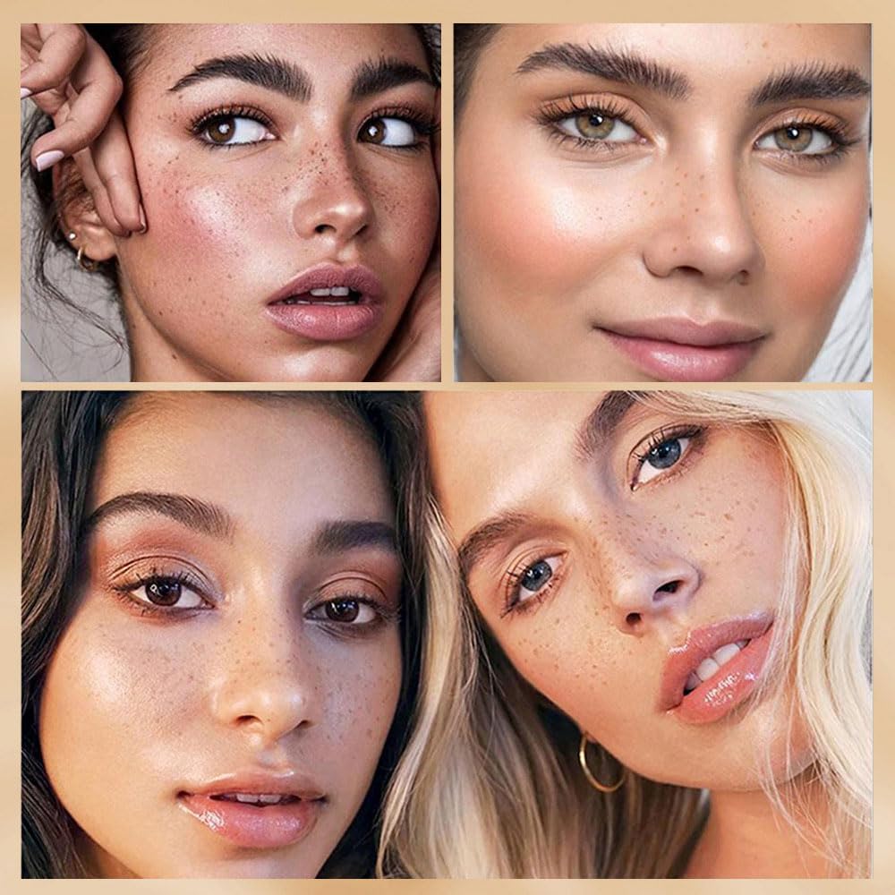 Mornery Freckle Pen - Freckle Makeup Pen Waterproof Long-Lasting Soft Spot Pen For Natural Like-real/Sun-kissed Makeup(Dark Brown 04)