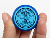 Fishermans Nourishing Hand Cream 15g by Elegance Natural Skin Care Repair & Restore Dry Chapped Hands Trial Pocket Handbag Size