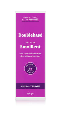 Doublebase Dry Skin Emollient. Clinically Proven Moisturiser for Eczema, Psoriasis and Dermatitis Treatment. Body Cream for Dry Skin Relief (Packaging May Vary), 250g Pump Pack