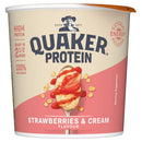 Quaker Oats High Protein Strawberries & Cream Porridge Pot 59g