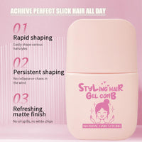 NLFOX Broken Hair Finishing Stick Gel - Kids Hair Gel - Edge Control for Kids - Long Lasting Frizz Control, Natural Ingredients,Suitable for All Hair Styles,Gentle & Easy To Use