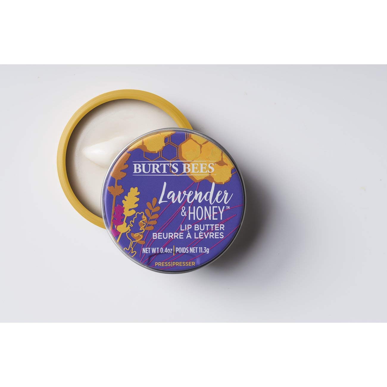 Burt's Bees Burt’S Bees 100% Natural Origin Moisturising Lip Butter with Lavender and Honey, 1 Tin 11.3 g