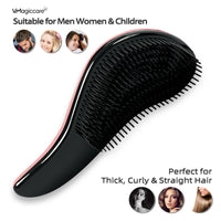 VMAGIC CARE Detangling Brush - glide the Detangler Brush through Tangled hair - Best Comb for Women, Girls, Men & Boys - Use in Wet and Dry Hair (Pink)