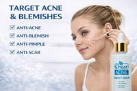CHEAR ACNE Chear Acne Target Serum 60ml – Salicylic Acid BHA Spot Treatment with Witch Hazel & Neem, Pore Clearing Serum for Acne, Oily Skin & Blackheads