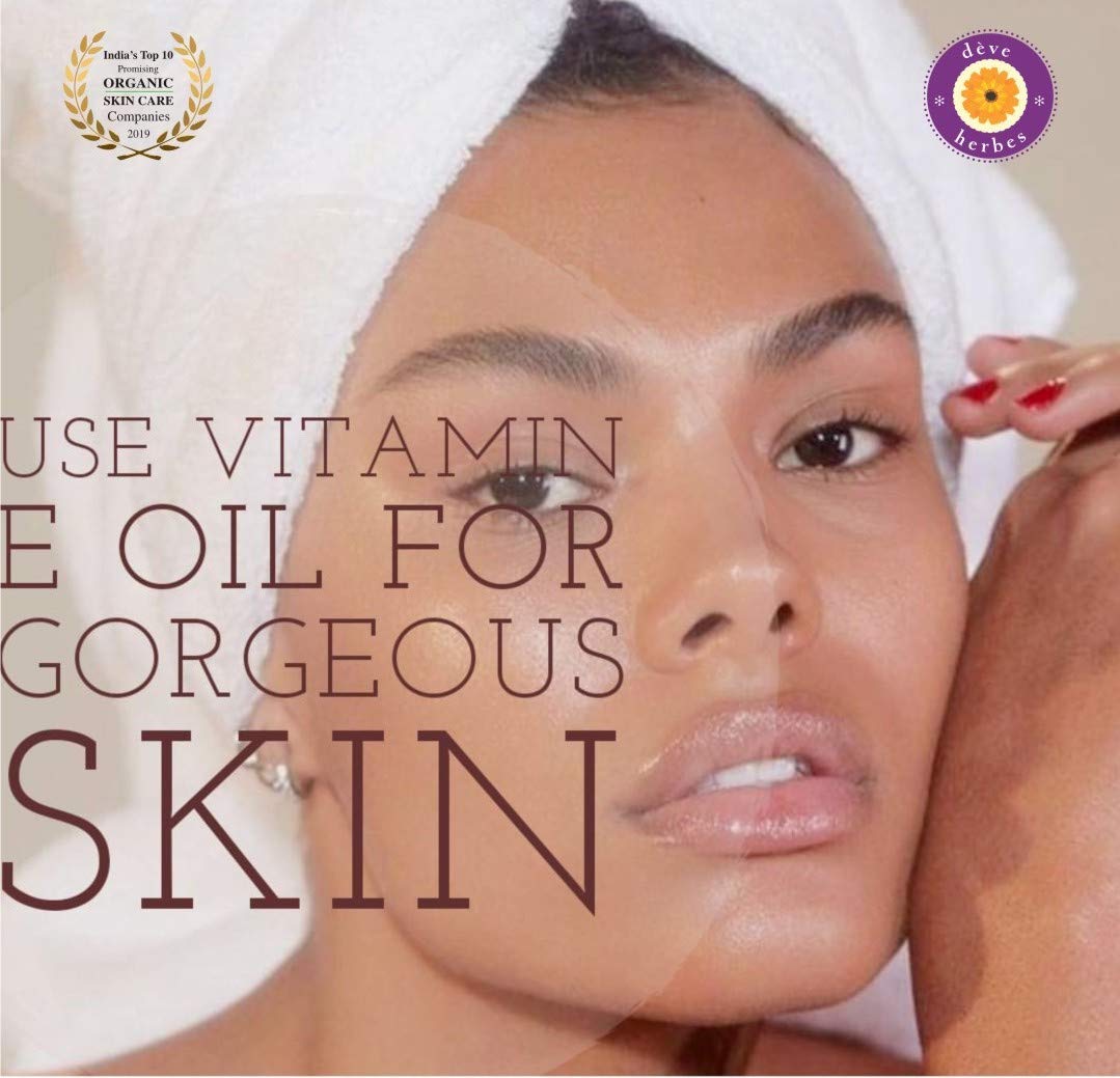 Deve Herbes Plant Based Alpha Arbutin Face Serum with Bearberry, Wheat, Mulberry, Blueberry & Pomegranate Extract for Personal Care 30ml (1 oz) + Pure Vitamin E Oil 30ml (1 oz)