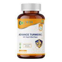NUTRA LIFE Advanced Turmeric Tablets, 2000mg, with Ginger and Black Pepper, 90 Count