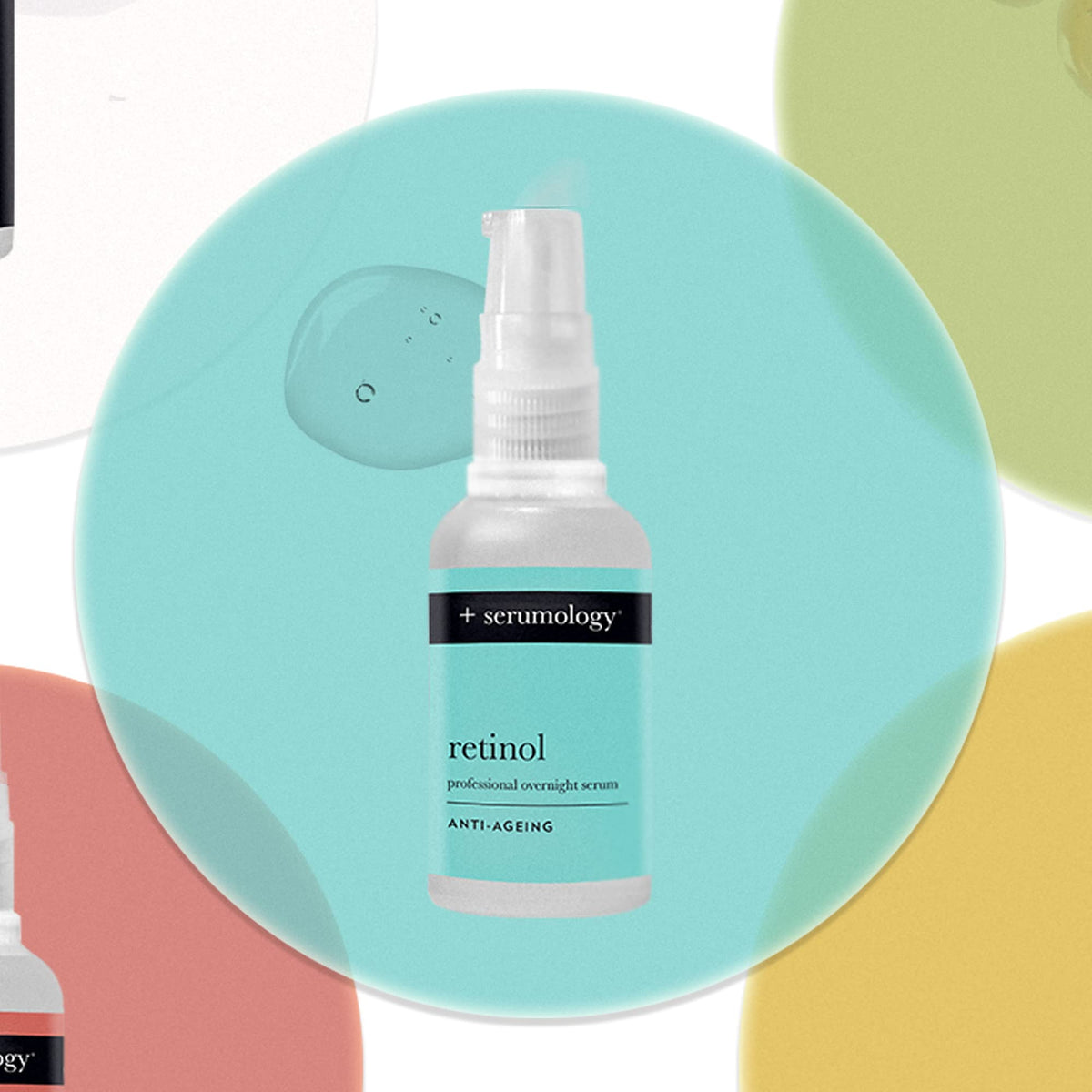 SERUMOLOGY RETINOL Professional Face Serum 30ml, 100% Plant Based Natural Skincare Anti-Ageing Serum