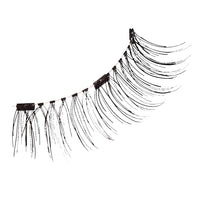 KISS Magnetic Lash 01, Synthetic False Eyelashes with Magnets Under and Over Your Upper Lashes, No Glue Needed, Lightweight, Reusable, Contact Lens Friendly, Cruelty Free, with Lash Applicator, 1 Pair
