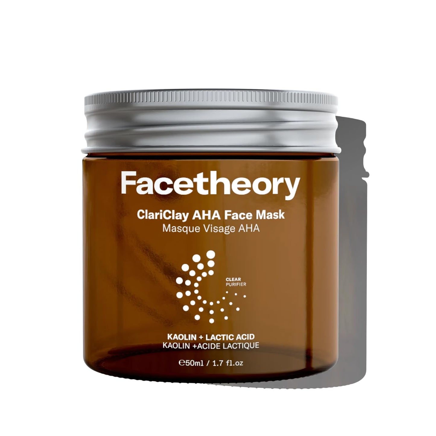 ClariClay AHA Face Mask with kaolin and lactic acid