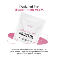 Freak Athletics Myo-Inositol & D Chiro Inositol - Supports Women with PCOS -120 Capsules - Promotes Hormonal Balance & Normal Ovarian Function