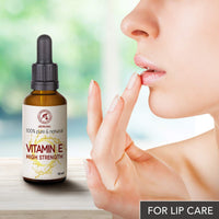 High Strength Pure Vitamin E - Concentrated Vitamin E Drops 30 ml - Tocopherol - Natural - Antiaging Vitamin E - Vitamin E for Vitamin E Oil - for Face - Skin - Hair - Nails - Lips